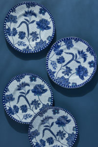 Mark D. Sikes Side Plates Blue