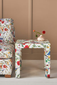 Mark D. Sikes Parsons Side Table Floral