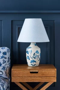 Mark D. Sikes Lamp Blue Floral